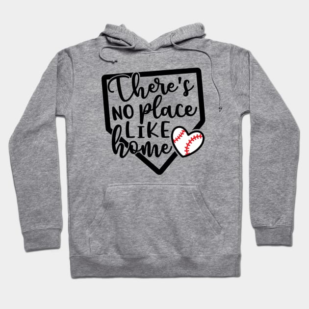 There’s No Place Like Home Baseball Hoodie by GlimmerDesigns